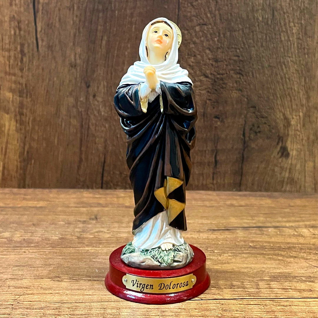 Estatua de la Virgen Dolorosa 12.5cm – VII Sacramentos Colombia