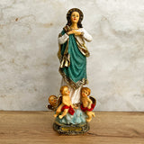 Estatua de la Virgen Inmaculada 30cm Dorada