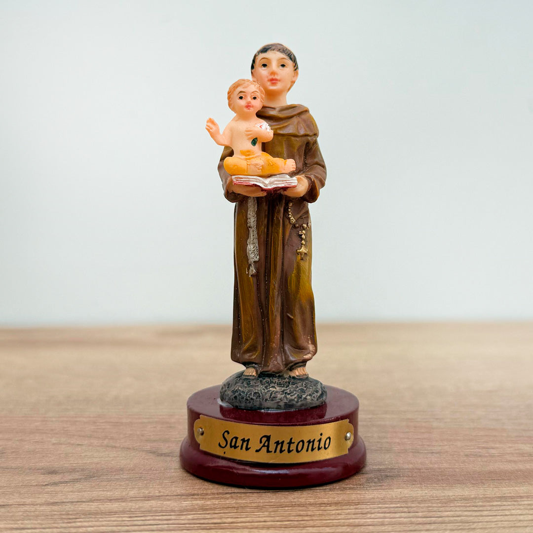 Estatua de San Antonio de Padua 9cm – VII Sacramentos Colombia