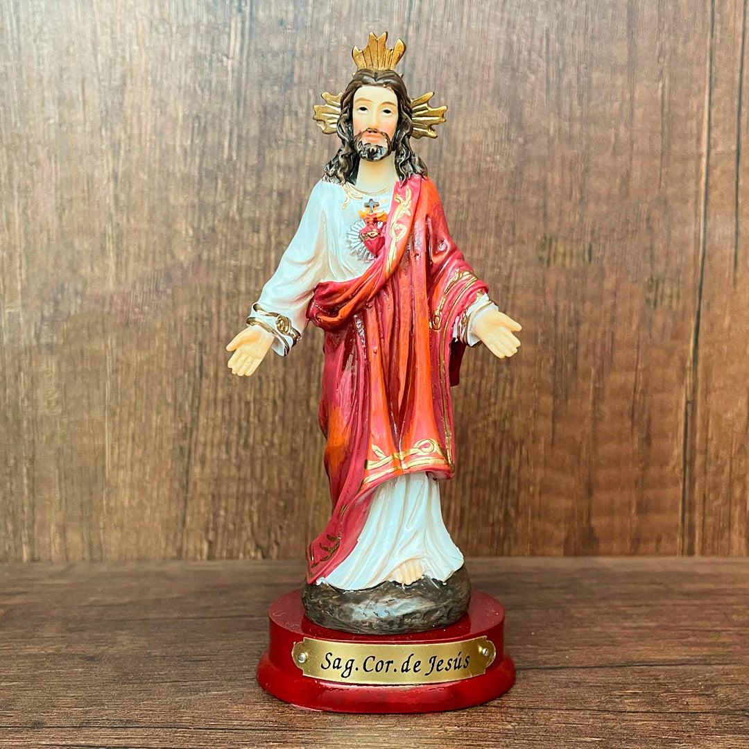 Estatua del Sagrado Corazón de Jesús 10cm – VII Sacramentos Colombia