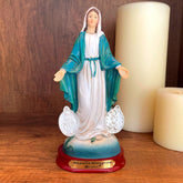 Estatua de la Virgen de la Medalla Milagrosa 20cm – VII Sacramentos Colombia