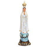 Estatua de la Virgen de Fátima 20cm – VII Sacramentos Colombia