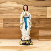 Estatua de la Virgen de Lourdes 19cm – VII Sacramentos Colombia