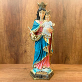 Estatua de la Virgen María Auxiliadora 40cm – VII Sacramentos Colombia