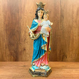 Estatua de la Virgen María Auxiliadora 40cm