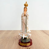 Estatua de la Virgen de Fátima 20cm – VII Sacramentos Colombia