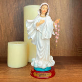 Estatua de la Virgen María Reina de la Paz 20cm – VII Sacramentos Colombia