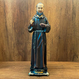 Estatua del Padre Pío de Pietrelcina 40cm – VII Sacramentos Colombia