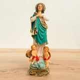 Estatua de la Virgen Inmaculada 20cm Dorada