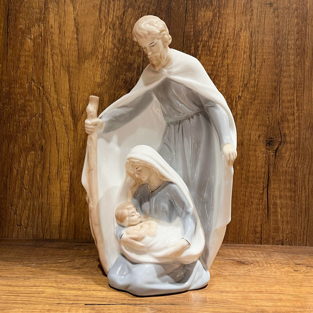 Estatua Sagrada Familia Porcelana 30cm – VII Sacramentos Colombia