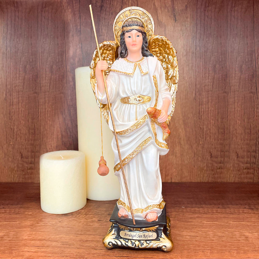 Estatua del Arcángel San Rafael 30cm – VII Sacramentos Colombia