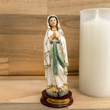 Estatua de la Virgen de Lourdes 12.5cm – VII Sacramentos Colombia