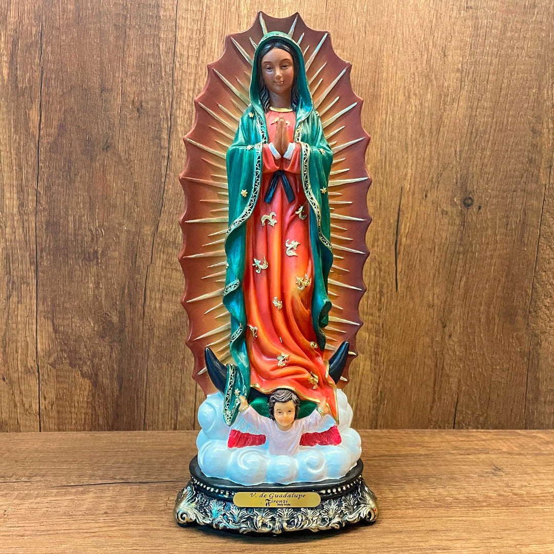 Estatua de la Virgen de Guadalupe 30cm – VII Sacramentos Colombia