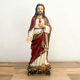 Estatua del Sagrado Corazón de Jesús 30cm Dorado – VII Sacramentos Colombia