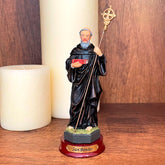 Estatua de San Benito de Abad 12.5cm