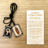 Escapulario San Chárbel y Virgen de Guadalupe