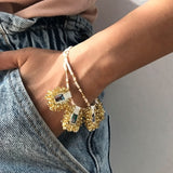 Pulsera Escapulario Rebordado – VII Sacramentos Colombia