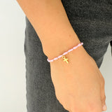 Pulsera Denario en Hilo Delgado