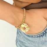 Pulsera Tejida Escapulario Bordado