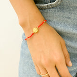 Pulsera Uni Mostacilla con Medalla de San Benito