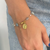 Pulsera de Piedras Naturales con Medalla – VII Sacramentos Colombia
