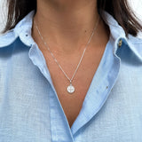 Cadena de Plata con Medalla de San Benito Grande – 45 cm