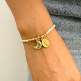 Pulsera de Perlas con Medalla de la Virgen – VII Sacramentos Colombia