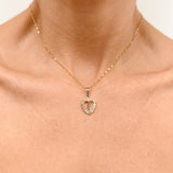 Collar Virgen con Corazón Engastado – VII Sacramentos Colombia