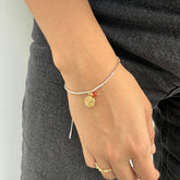 Pulsera Miyuki con Medalla de San Benito