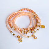 Pulsera de la Gracia Eterna Color Salmón – VII Sacramentos Colombia