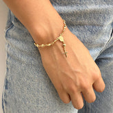 Pulsera Denario Corazones