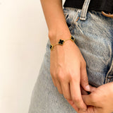 Pulsera Trebol Color Negra - Van Cleef & Arpels