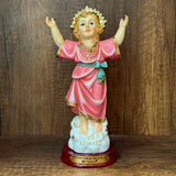 Estatua del Divino Niño con Base Madera de 20cm – VII Sacramentos Colombia