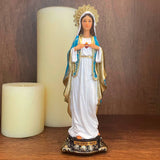 Estatua del Inmaculado Corazón de María 20cm – VII Sacramentos Colombia