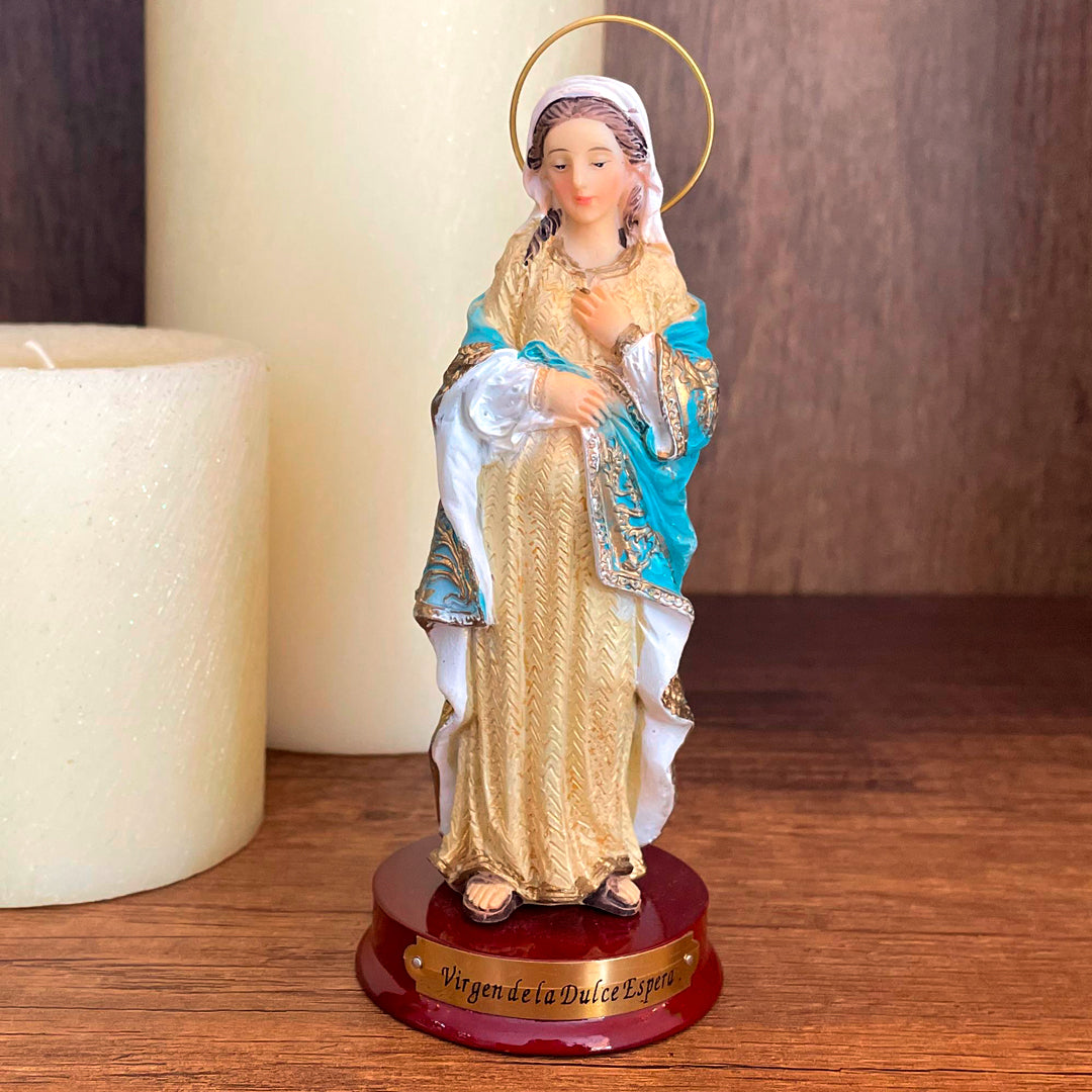 Estatua de Santa María de la Dulce Espera 12.5cm – VII Sacramentos Colombia