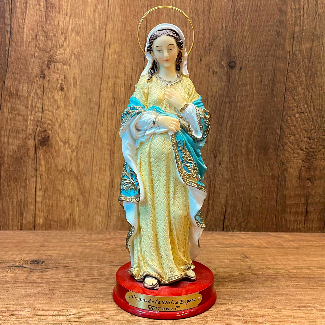 Estatua de Santa María de la Dulce Espera 20cm – VII Sacramentos Colombia