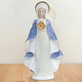 Estatua del Inmaculado Corazón de María de 30 cm en porcelana - VII Sacramentos Colombia