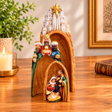 Nacimiento Sagrada Familia con Reyes Magos 20 cm – 3 Piezas