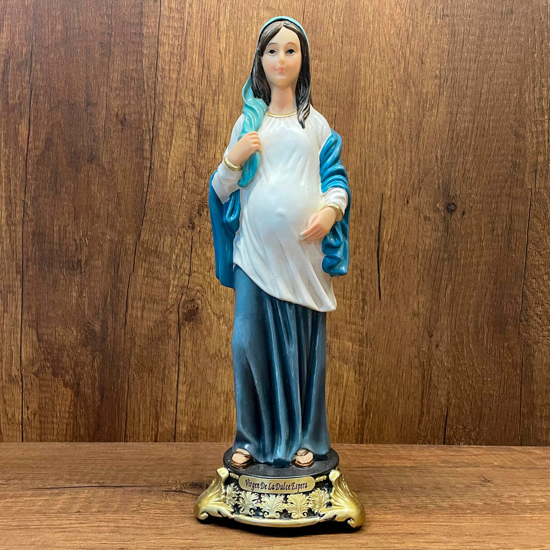 Estatua de la Virgen de la Dulce Espera 30CM – VII Sacramentos Colombia