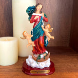 Estatua de la Virgen Desatanudos 20cm – VII Sacramentos Colombia