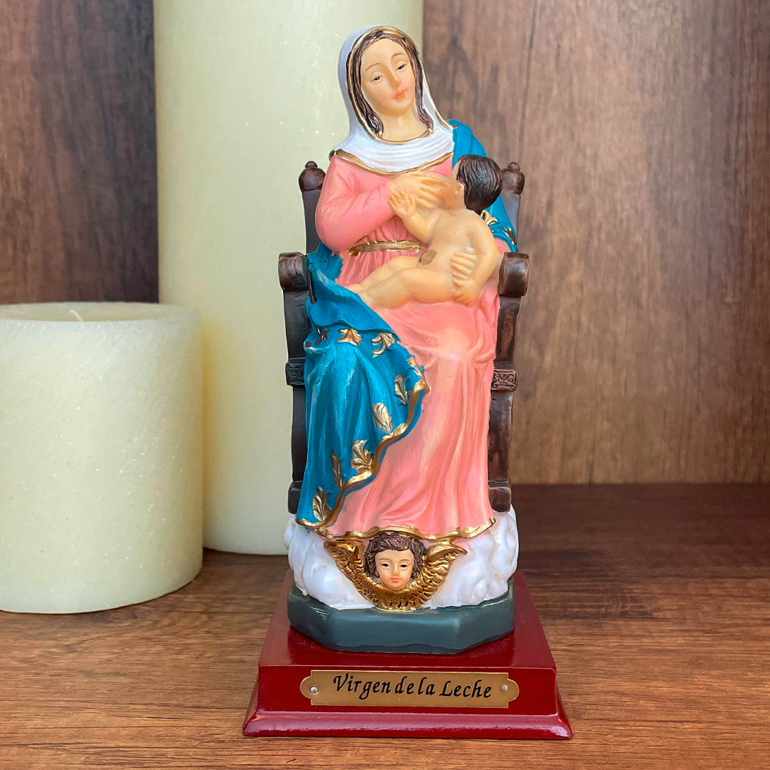 Estatua de la Virgen de la Leche 18cm – VII Sacramentos Colombia