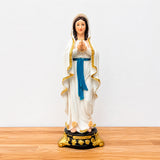 Estatua de la Virgen de Lourdes 40cm – VII Sacramentos Colombia