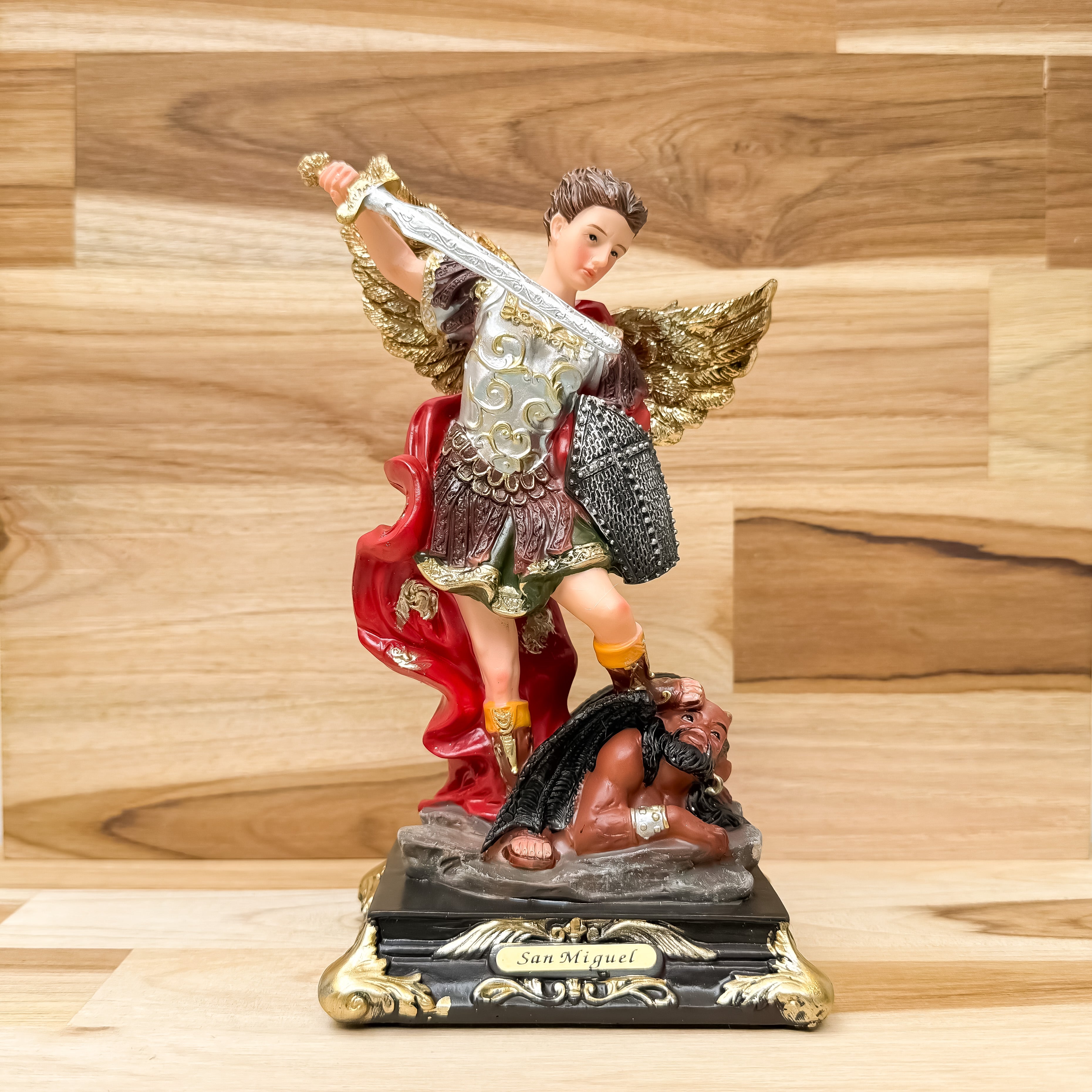 Estatua de San Miguel Arcángel 20cm – VII Sacramentos Colombia