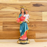 Estatua de la Virgen María Auxiliadora 20cm – VII Sacramentos Colombia
