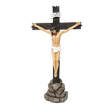 Estatua de Jesús Crucificado con Base 30cm
