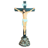 Estatua de Jesús Crucificado con Base 40cm – VII Sacramentos Colombia