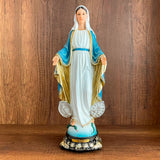 Estatua de la Virgen de la Medalla Milagrosa 40cm – VII Sacramentos Colombia