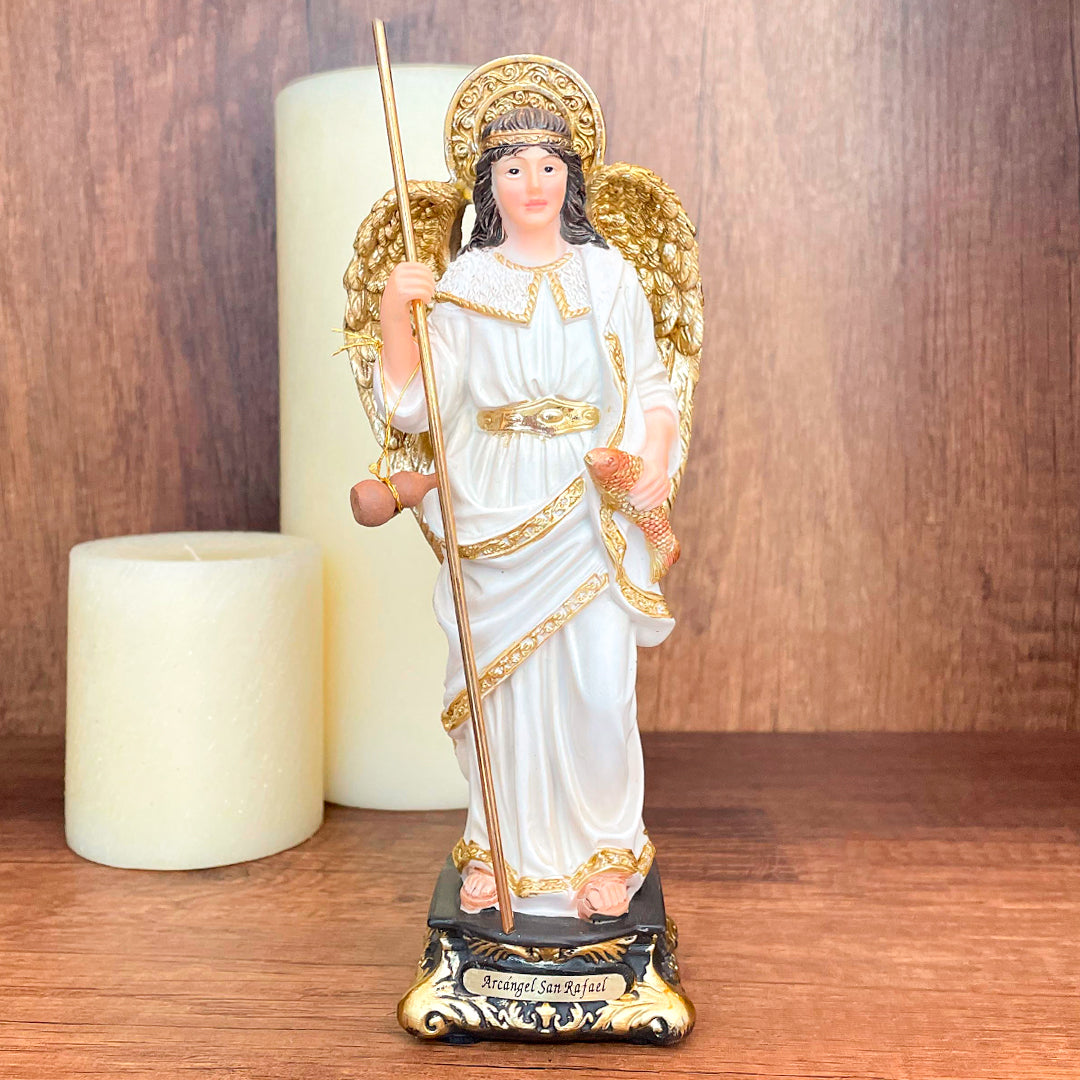 Estatua del Arcángel San Rafael 20cm – VII Sacramentos Colombia