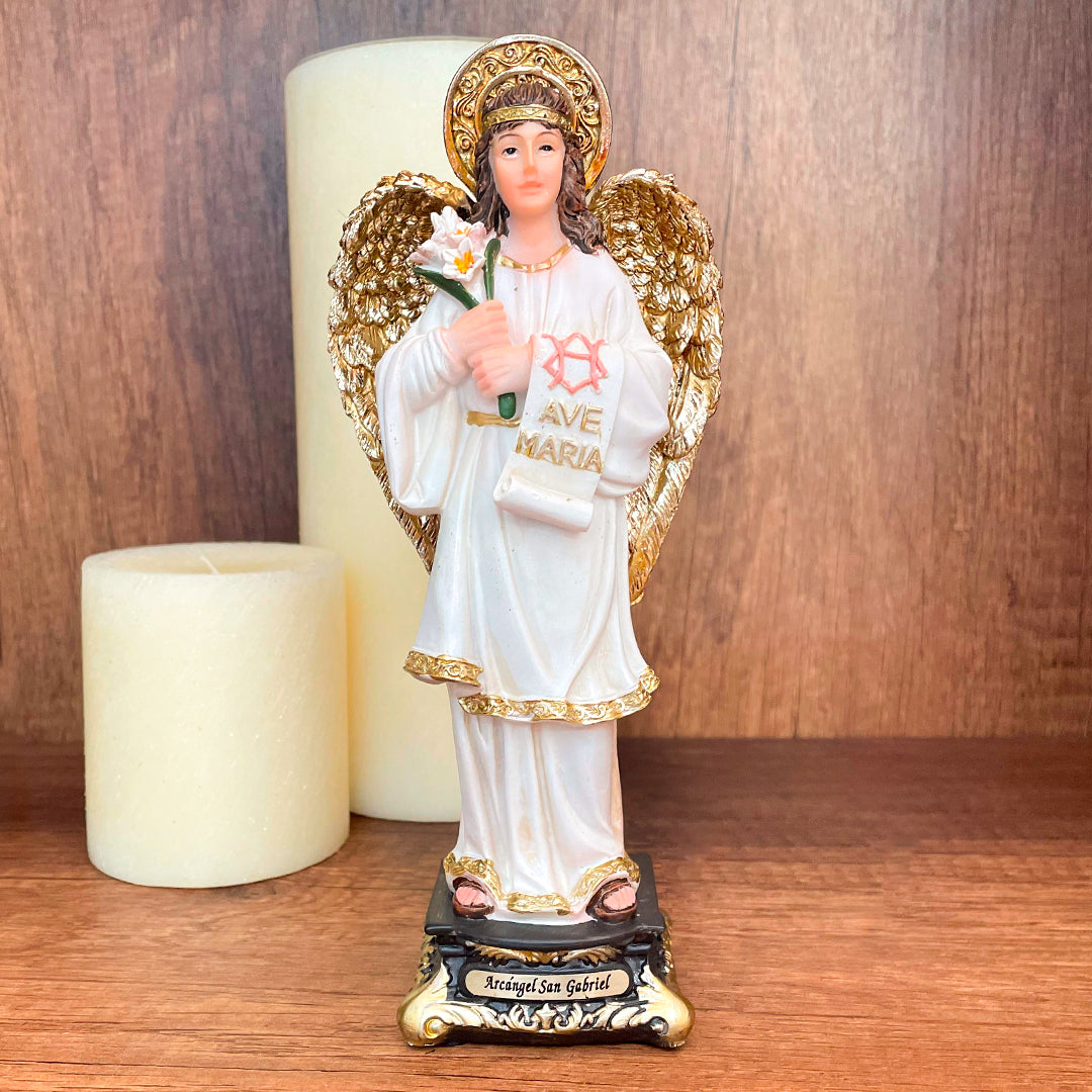 Estatua del Arcángel San Gabriel 20cm – VII Sacramentos Colombia