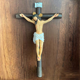 Estatua de Jesús Crucificado de Pared 60cm